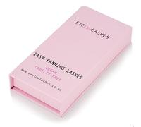 Easy Fan Lashes C Curl 0.07 Mix Lash Tray easy fanning crazy fans russian volume blossom individual eyelash extensions silk Eyeluvlashes (C Curl 0.07mm thickness, Mix (8-15mm Lengths))