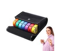 Easy Fill Medicine Organizer, Weekly Pill Organizer - Airtight Pill Storage Box,Medical Pill Organizer,Medicine Planning Case