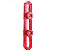 Easy Fish Hook Loop Tyer, Manual Strand Knotter Tier Fast Nail Knot Tying Tool with Distance Gauge, Fly Fishing Tackle [Red]