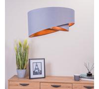 Easy Fit Lampshade Pendant Shade Two Layer Living Room Bedroom Modern Light 40cm