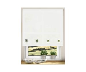 Easy Fit Trimmable Square Eyelet Roller Blinds(White, 240cm (94.48"))