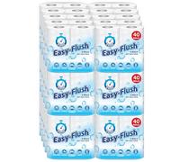 Easy Flush Soft Toilet Roll | Septic Tanks, Camping, Motorhome, caravans, Portable Toilets | 2ply | No Blocked drains | Quick Dissolve (120)