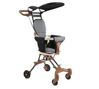 Easy-Fold Toddler Stroller - Travel Ready Baby Carriage, Compact Infantes Walker | Portable Childs Transporter, Simple Stow Buggys, Carry Along for Bi-Directional Seat Airplane