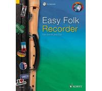 Easy Folk Recorder - Easy Folk series - descant recorder - score and CD - (ED 13865)