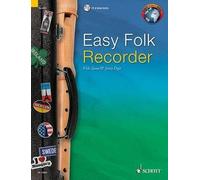 Easy Folk Recorder - Easy Folk series - descant recorder - score and CD - (ED 13865)