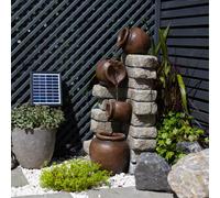 Easy Fountain Cotswold Pours Solar Water Fountain Incl Leds - L 30 Cm X W 30 Cm X H 69 Cm