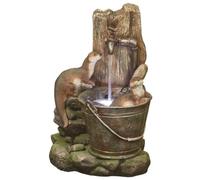 Easy Fountain Playful Otters Water Fountain
