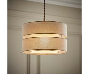 Easy Ft Lampshade Linen 30cm Drum Ceiling Pendant Light Lamp Shade Lightshade