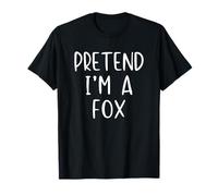 Easy Funny Pretend I'm A Fox Costume Halloween T-Shirt