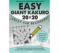 Easy Giant Kakuro: 100 puzzles. Ideal for beginners