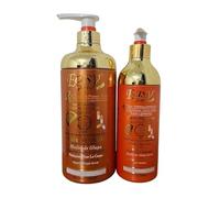 Easy Glow Carrot Exfoliating Lightening Body Wash & Body Lotion 1000ML