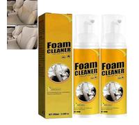 Easy Glow Magic Foam Cleaner, Magic Foam Cleaner Multi-Functional Cleaning Agent, Car Foam Cleaner, Car Upholstery Cleaner for Car Seat, Car Interior Foam Refinisher Cleaner, 100ML (1, 2PCS)