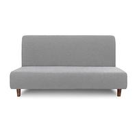 Easy-Going 100% Waterproof Futon Cover, Dual Waterproof Couch Cover for Futon, Stretch Jacquard Sofa Cover, Leakproof Furniture Protector for Kids, Pets, Dog and Cat (Futon, Light Gray)