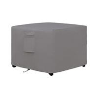Easy-Going Outdoor Fire Pit Cover Square 36"Lx36"Wx24"H, Durable Outdoor Gas Firepit Cover, Waterproof and Weatherproof Cover for Fire Pit, Grey