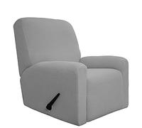 Easy-Going Sofa Cover Stretch 4 Pieces Furniture Protector Couch Soft Elastic Bottom Spandex Jacquard Fabric Small Plaid 4 Pieces Large