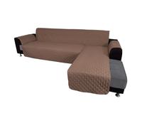 Easy-Going Sofa Slipcover L Shape Sofa Cover Sectional Couch Cover Chaise Slip Cover Reversible Sofa Cover Furniture Protector Cover for Pets Kids Children Dog Cat (Large,Brown/Brown)
