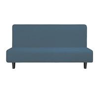 Easy-Going Werpower Stretch Sofa Slipcover Armless Sofa Cover Furniture Protector Without Armrests Slipcover Soft with Elastic Bott.