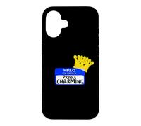 easy HALLOWEEN costume My Name Is PRINCE CHARMING Crown Case for iPhone 16