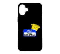easy HALLOWEEN costume My Name Is PRINCE CHARMING Crown Case for iPhone 16 Plus