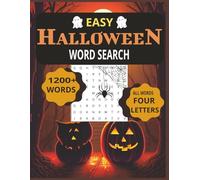 Easy Halloween Word Search: Easy Word Search for all ages| 8.5 x 11 | 85 puzzles| ALL Words 4 Letters
