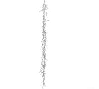 Easy Hang Christmas Accent Clear Glass Icicle Christmas Tree Ornaments 2M String Of Pearls Festive Holiday Decor for Home Wedding Party(Transparent)