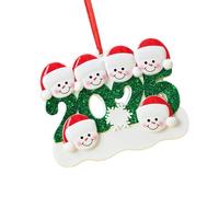 Easy Hanging Festives Holiday Decoration Personalizeds Resin Ornament For Living Room Bedroom Office Personalizeds Christmas Ornaments