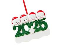 Easy Hanging Festives Holiday Decoration Personalizeds Resin Ornament For Living Room Bedroom Office Personalizeds Christmas Ornaments
