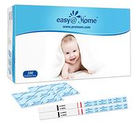 Easy@Home 100 x Ovulation Test Strips, Fertility Tests Ovulation Predictor Kit, Powered by Premom Ovulation Predictor iOS and Android App, 100LH Strips