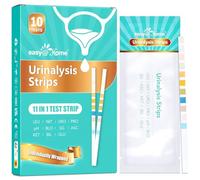 Easy@Home 11-Parameter UTI Test Strips for Infection - 10 Pack for UTI Test Kit | Individually Packed Urinary Tract Infection Urine Test Strip