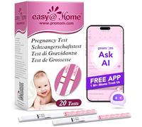 Easy@Home 20 Pregnancy Test Strips for Early Detection 10 MIU/ml-Width of 5mm