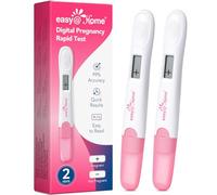 Easy@Home Digital Pregnancy Test 2 Pack - Midstream hCG Tests for Early Detection with Digital Display - Easy At-Home Use