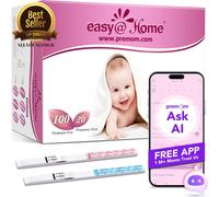 Easy@Home Ovulation and Pregnancy Test Strips Powered by Premom App, CHOOSE QTY