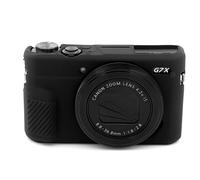 Easy Hood Camera Case for Canon G7X II Digital Camera, Soft Protective Body Skin Silicone Gel Rubber Soft Camera Case Cover for Canon PowerShot G7x Mark ii/G7X2 DSLR Camera (case Black)