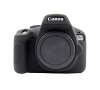 Easy Hood Case for Canon EOS 4000D / Rebel T100 Digital SLR Camera, Anti-Scratch Soft Silicone Protective Cover Protector Skin for Canon EOS 3000D 4000D DSLR Camera (Black)
