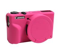 Easy Hood Case for Canon G7 X Mark III Camera,Silicone Cover,Rose