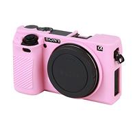 Easy Hood Case for Sony Alpha 6000 Camera,Silicone Protective Cover,Pink | Anti-Scratch,Slim Fit,Lightweight,Soft,Carrying