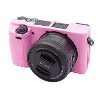 Easy Hood Case for Sony Alpha A6100 A6300 A6400 ILCE-6100 ILCE-6300 ILCE-6400 Digital Camera, Anti-Scratch Soft Silicone Housing Protective Cover Protector Skin (Pink)