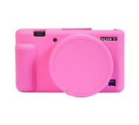 Easy Hood Case for Sony ZV-1 Camera,Silicone Protective Cover,Rose | Anti-Scratch,Slim Fit,with Removable Lens Cover,Lightweight,Soft,Carrying