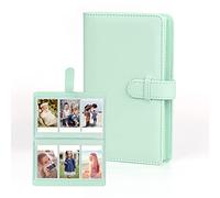 Easy Hood Instax Mini Photo Album,Kpop Photocard Binder,108 Pockets,Green | for Fujifilm Instax Mini EVO/12/11/8/9/7s/25/70/90 Mint Zip Instant Camera