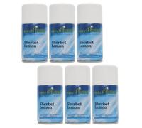 easy HYGIENE 6x SHERBET LEMON Automatic aerosol Air Freshener Dispenser Refills auto fresh spray cans