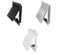Easy Install Aluminium Plasterboard Access Panel with Magnetic Catch, 14×14 Inch Flush Fit Inspection Door for Bath, Loft Plumbing, Electrical Wiring, and Renovation Projects(Gray,200 x250 mm)