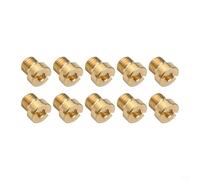 Easy Install Carburetor Nozzles 10pcs for m6 Brass Easy Install
