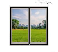 Easy Install Cat Window Guard No Drill Fresh Air Flow(black 130x150cm) | Stops cat escapes, blocks flies, clear outdoor view, safe indoor ventilation, scratch resistant design