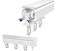 Easy Install Ceiling ain Trac Wall Mounted ain Rails with Silent Rollers for Shower ains & Kids' Room Dividers Enhance Your Space!