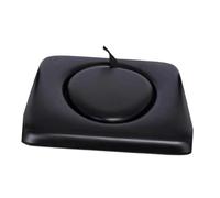 Easy-Install Commode Seat Cushion for Bedside Use,Round Hole Seat Pad