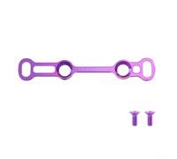 Easy Install Disc Brake Adapter for Home Mechanics | Multi-colored titanium screws, stylish look, ensures stability, enhances riding safety confidence(Purple)