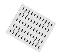 Easy Install Multi Purpose Pegboard Panel Storage Shelves for Small Space Kitchen Bathroom Game Room Organization Accessories Space Saving Wall Mounted Storage Rack