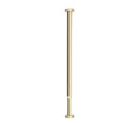 Easy Install No-Drill Shower Curtain Rod, Lightweight Sturdy Curtain Pole, Adjustable 50-280cm No Tools Needed Window Telescopic Tension Pole(Gold,50-80cm/1.6′-2.6′)
