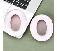 Easy Install Protein Leather Pads for Sony WH-CH720N 2-Pack(Pink SKU 2A73) | High-density memory foam, superior noise isolation, white finish, restores sound quality