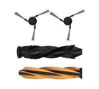 Easy Install Replacement Parts for Mova V50 Ultra Robot | Flexible nylon bristles, removes dust debris, fits for dreame for x50 Pro, for mova V50 Ultra, efficient floor cleaning